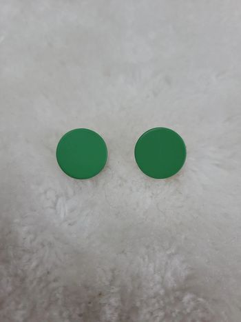 Clips rond vert menthe