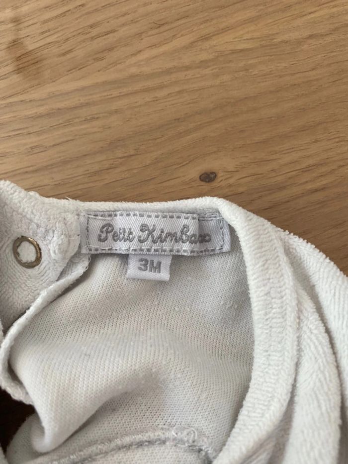 Lot 2 pyjamas velours 3 mois - photo numéro 3