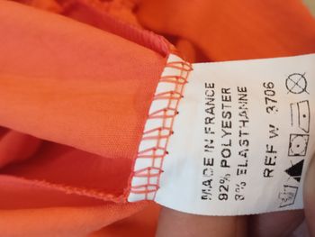 Robe orange neuve new collection