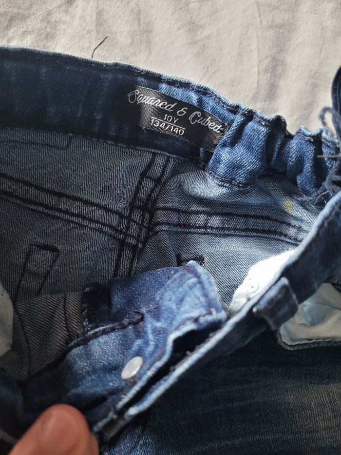 short en jeans squared&cubed 9/10ans (2e) - photo numéro 5