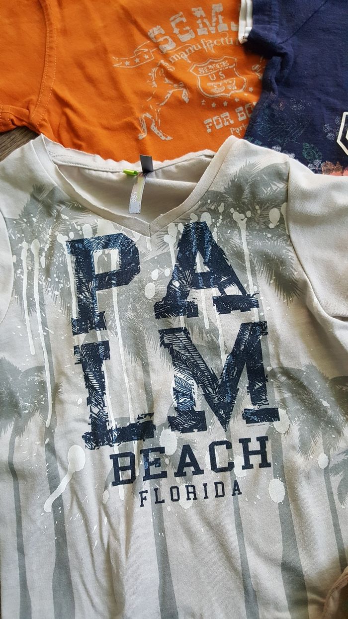 Lot 5 tshirt manches courtes 24 mois - photo numéro 4
