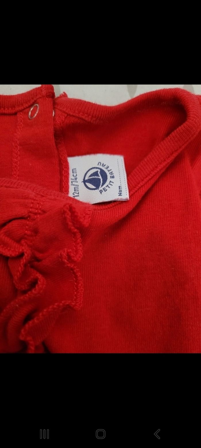 Robe à manches longues Petit Bateau 12 mois - photo numéro 3