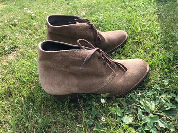 Bottines en daim