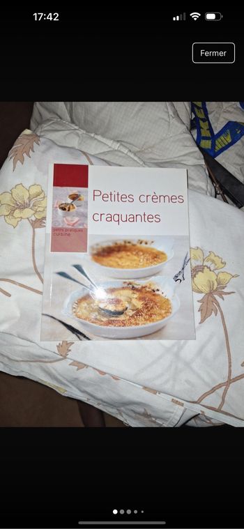 Livre de cuisine.