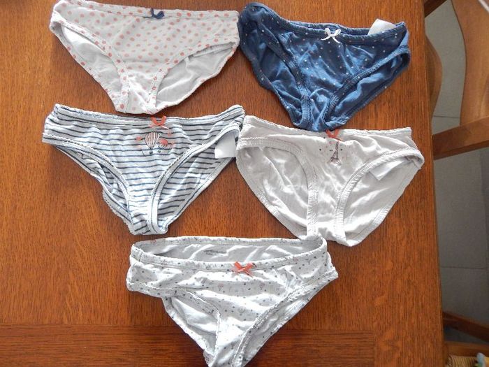 Lot de 5 culottes 8 ans Vertbaudet