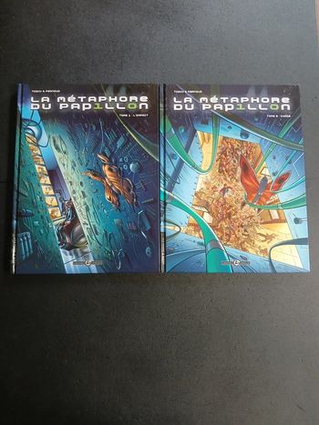 Lot de 2 bd la métaphore du papillon 1 et 2,EO