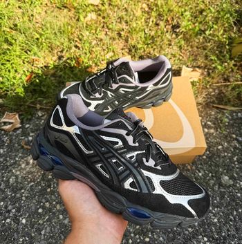 Asics Gel NYC Black Purple Graphite Grey