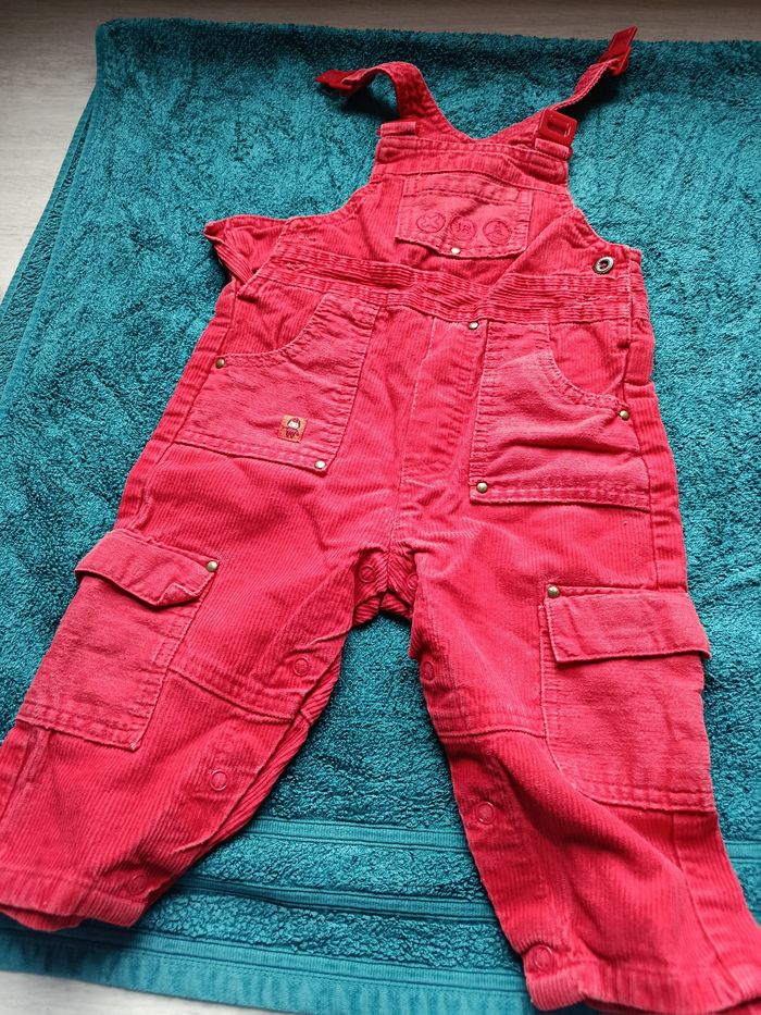 Salopette rouge