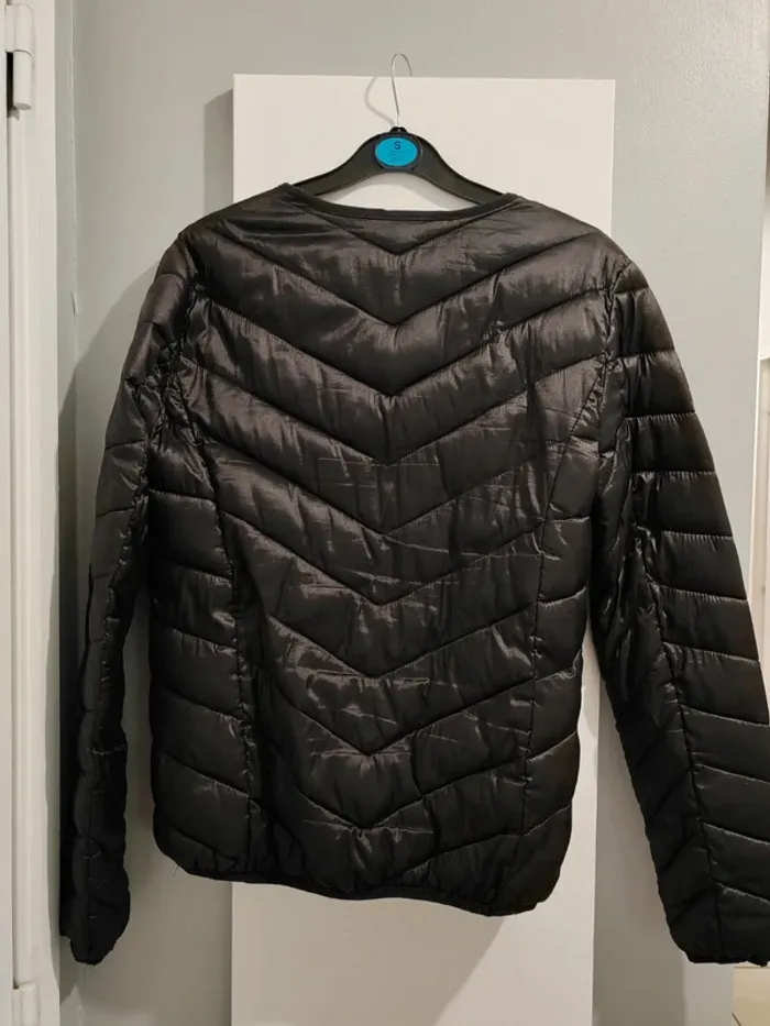 Veste doudoune légère noir femme - photo numéro 7