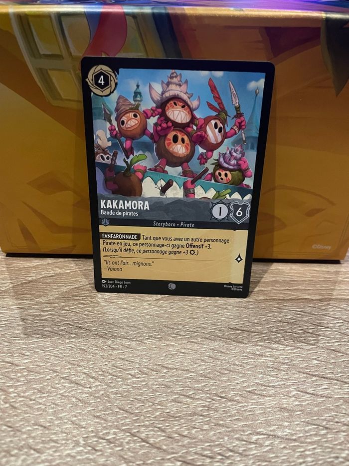 Carte Lorcana Kakamora 192/204 Ch7