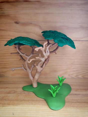 Playmobil arbre végétation savane