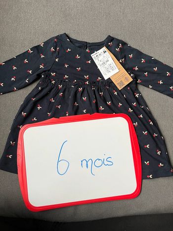 Robe Kiabi 6 mois neuve avec étiquette