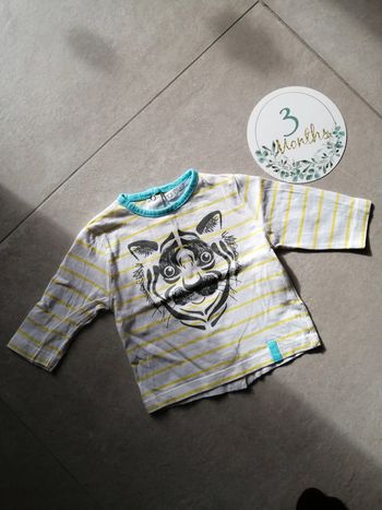 T-shirt tigre 3 mois kitchoun