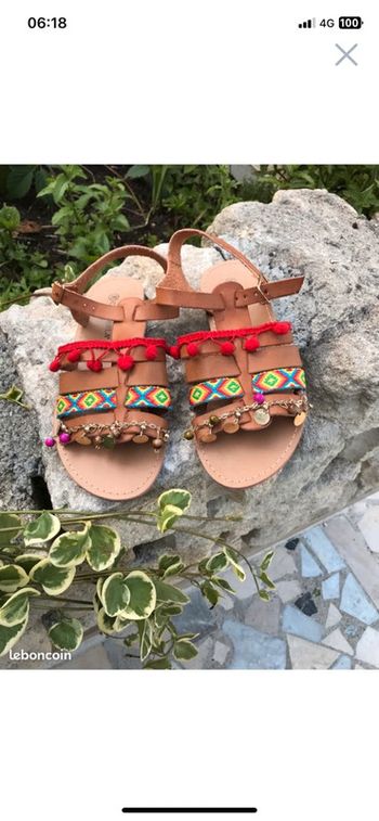 Sandales d’été style Gipsy Manoush