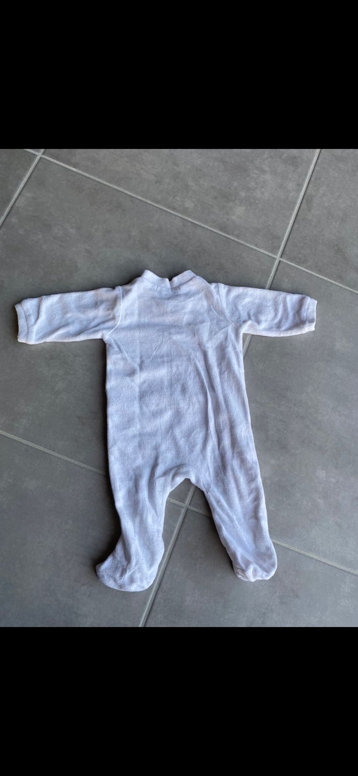 Pyjama velours Ourson mixte 3 mois - photo numéro 10