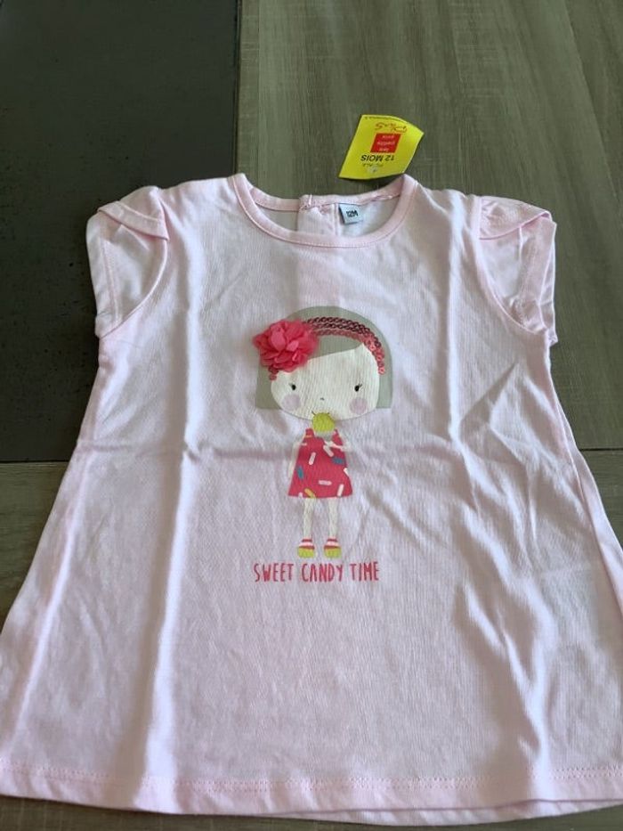 T-shirt coton polyester