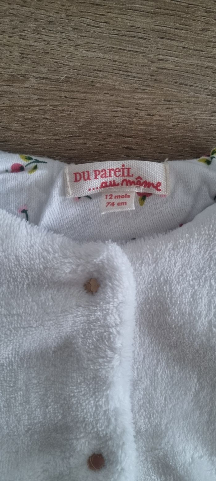 Veste polaire DPAM 12 mois 🐰 - photo numéro 5