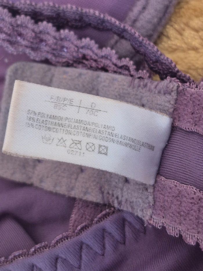 Soutien gorge mauve - photo numéro 6