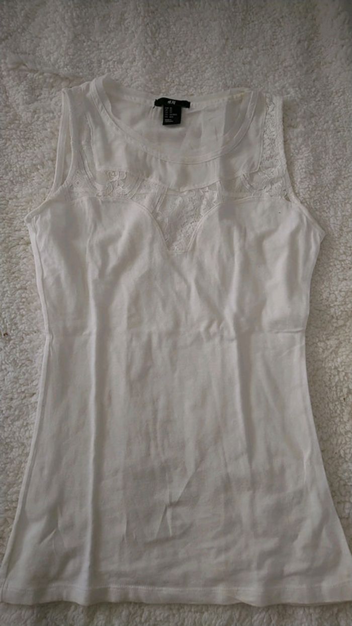 Débardeur dentelle