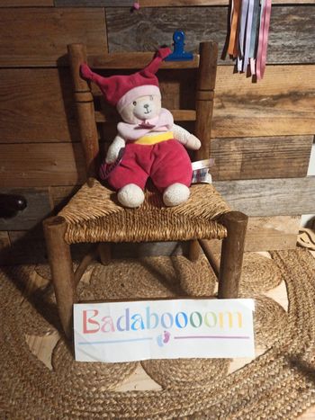 Peluche pantin d activités brioche baby nat tbe