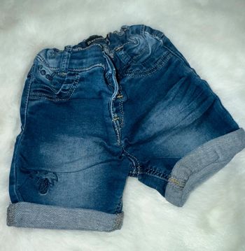 Short en jeans bébé