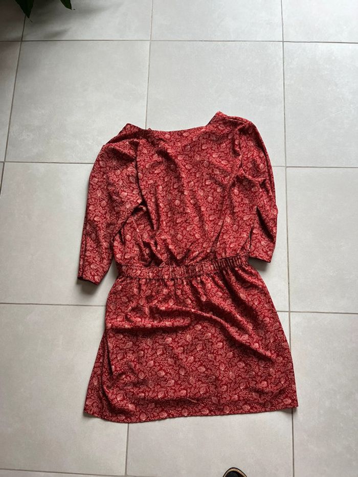 Robe tunique in extenso 44 rouge bordeaux - photo numéro 2
