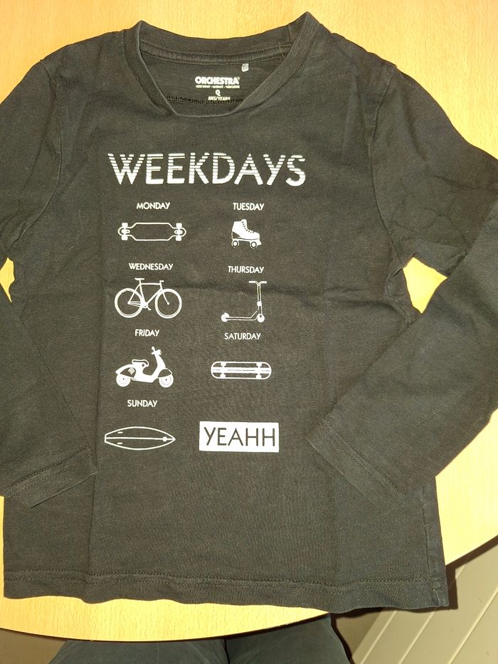 Tee-shirt manches longues 8 ans