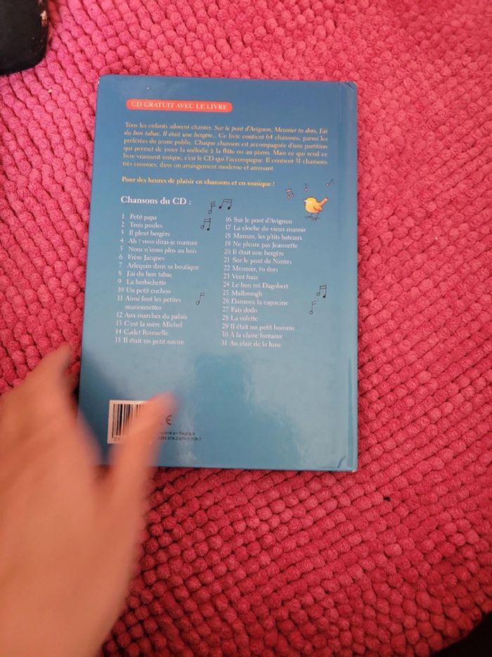 Livre xhanson et ronde avec partition parole et geste - photo numéro 3