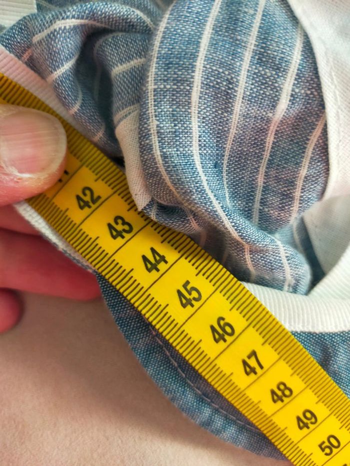 Casquette bébé rayée – Taille 43 cm – Très bon état - photo numéro 6