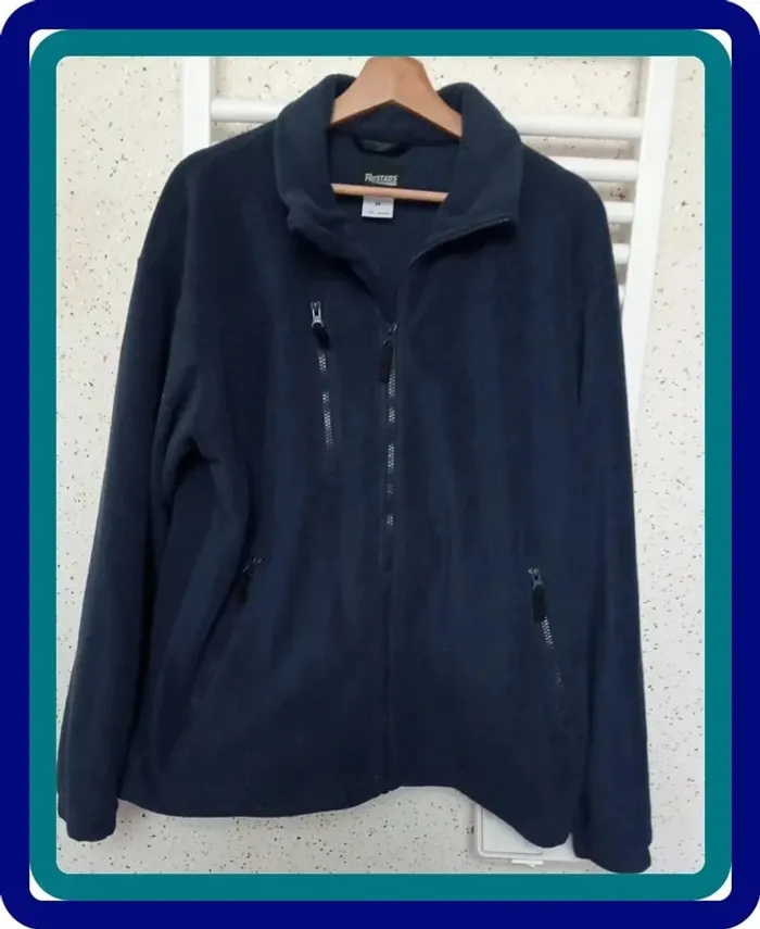 Veste polaire bleu marine Fristads Taille M - photo numéro 2