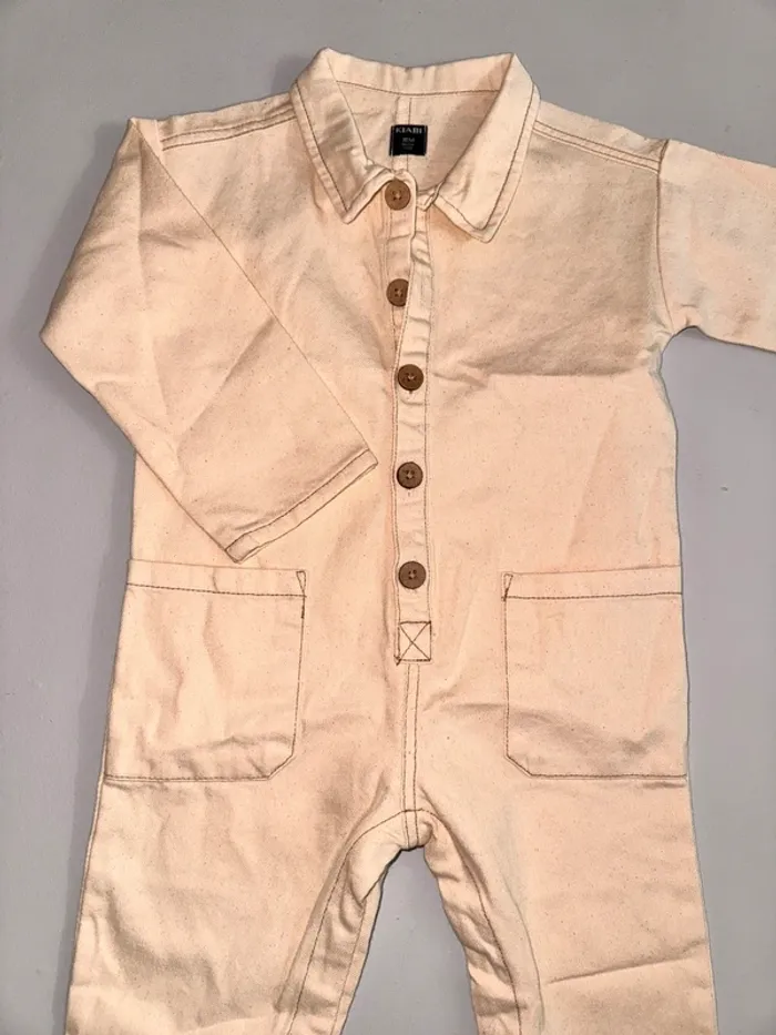 Combinaison denim Kiabi  Jamais portée 18 mois - photo numéro 2