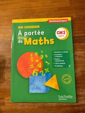 Livre le nouvel app, apporter de maths CM2 mathématiques