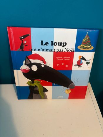 Livre grand albums le loup qui n’aimait pas Noël