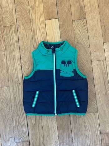 Doudoune sans manche réversible