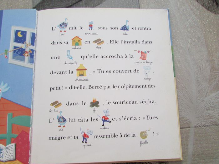 Livre J'apprends à lire avec les images L'oie, le souriceau et le chat - photo numéro 6