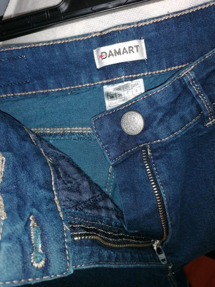 Jeans Damart, 36 (mesures données - photo numéro 5