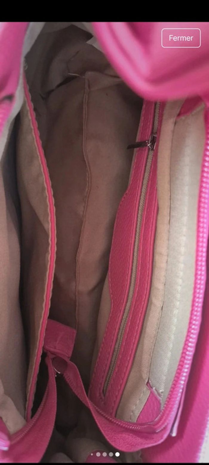 Sac à main fushia 30x20x15 cm neuf - photo numéro 8
