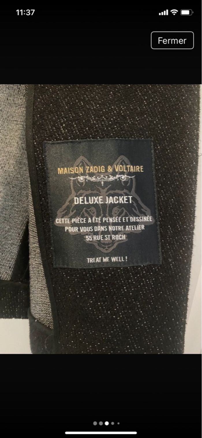 Veste zadig&Voltaire - photo numéro 4