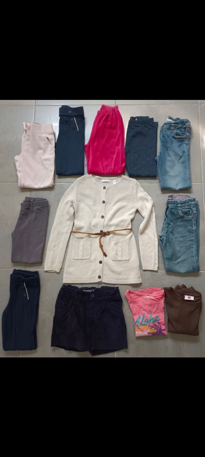 Lot de vêtements hiver fille en 8 ans