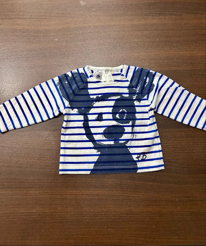 T-shirt manches longues petit bateau