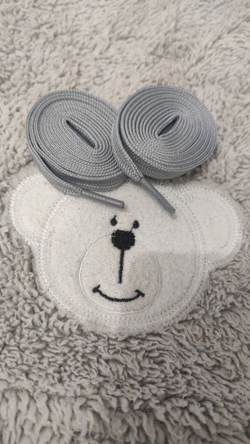 🌪️ Lacets plats larges gris – 120 cm