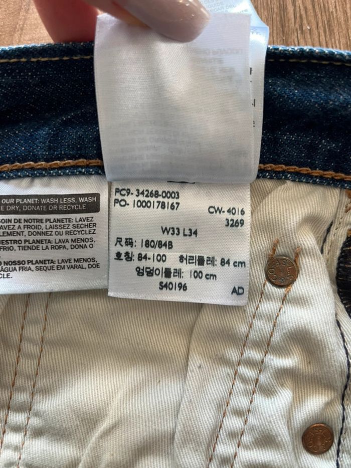 Jean/pantalon bleu Levi's 501 S pour homme, taille W 33 L 34 (42 taille française) - photo numéro 6