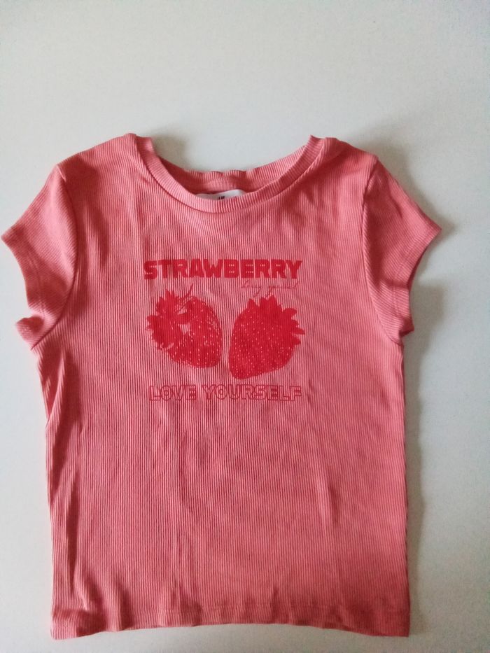 Tee-shirt manches courtes, 10 ans, HetM