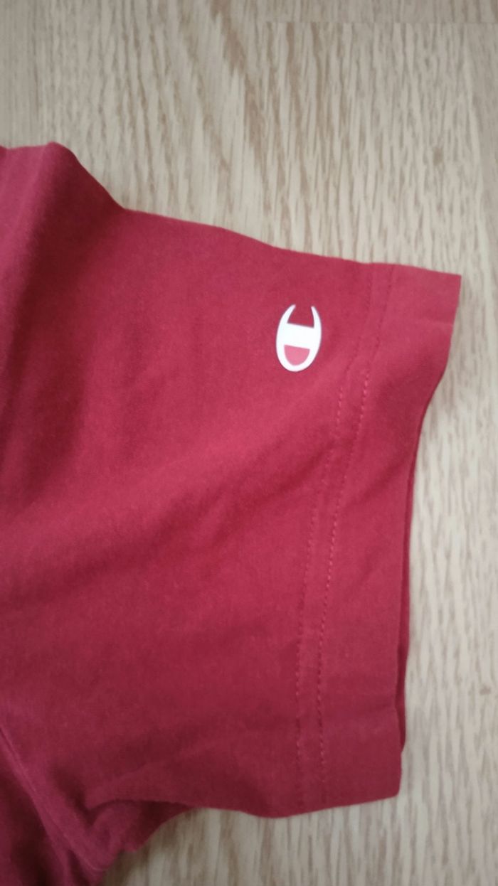 Tee-shirt Champion rouge homme en S - photo numéro 3