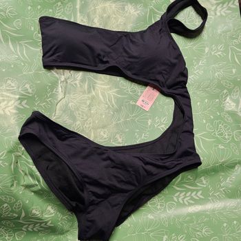 Maillot de bain 1 pièce,  élégant, 1 bretelle, Taille M