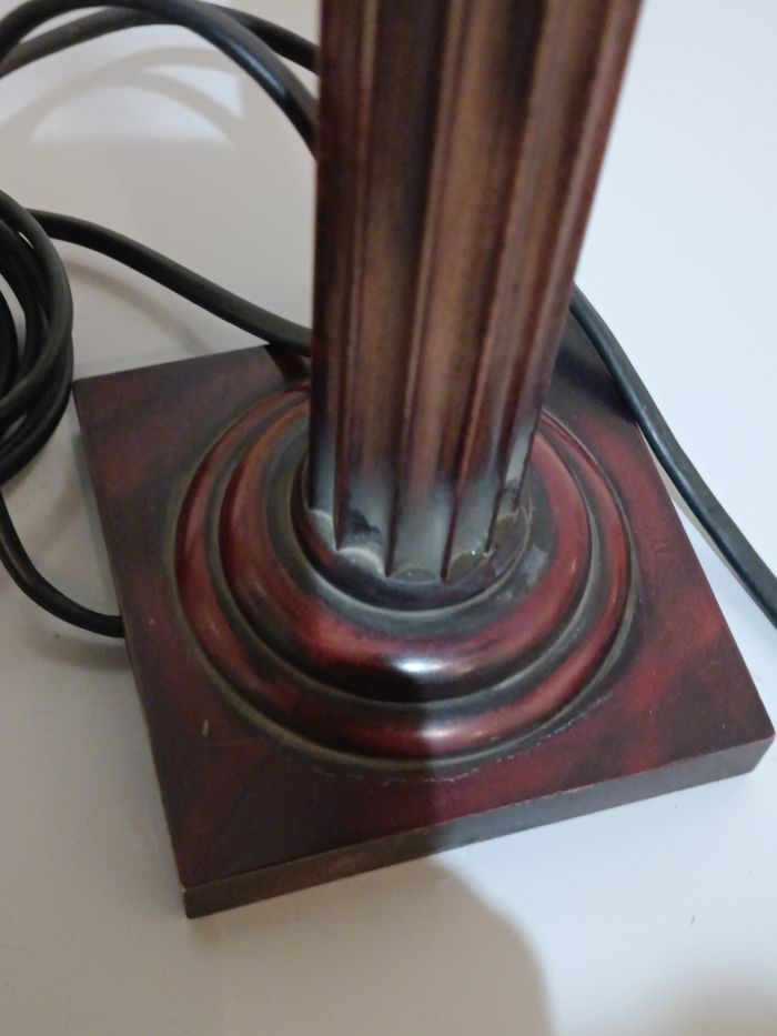 Lampe effet bois - photo numéro 8