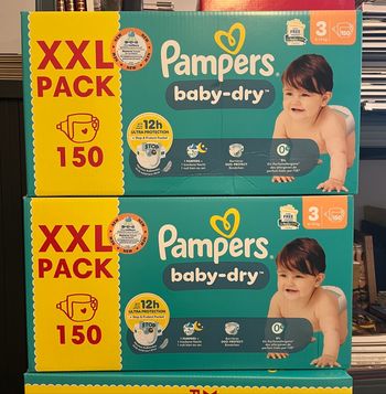 Couches Pampers baby dry taille 3
