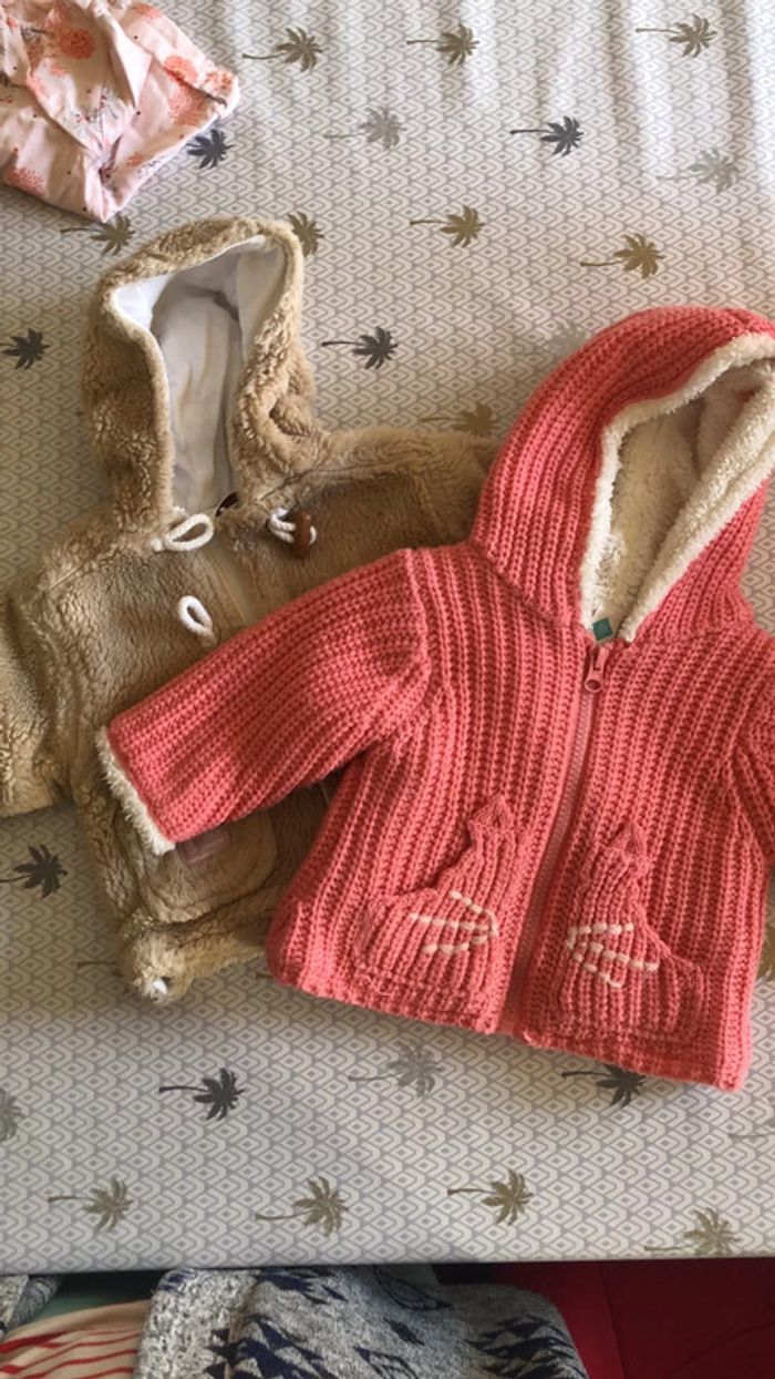 Lot de 2 vestes chaudes