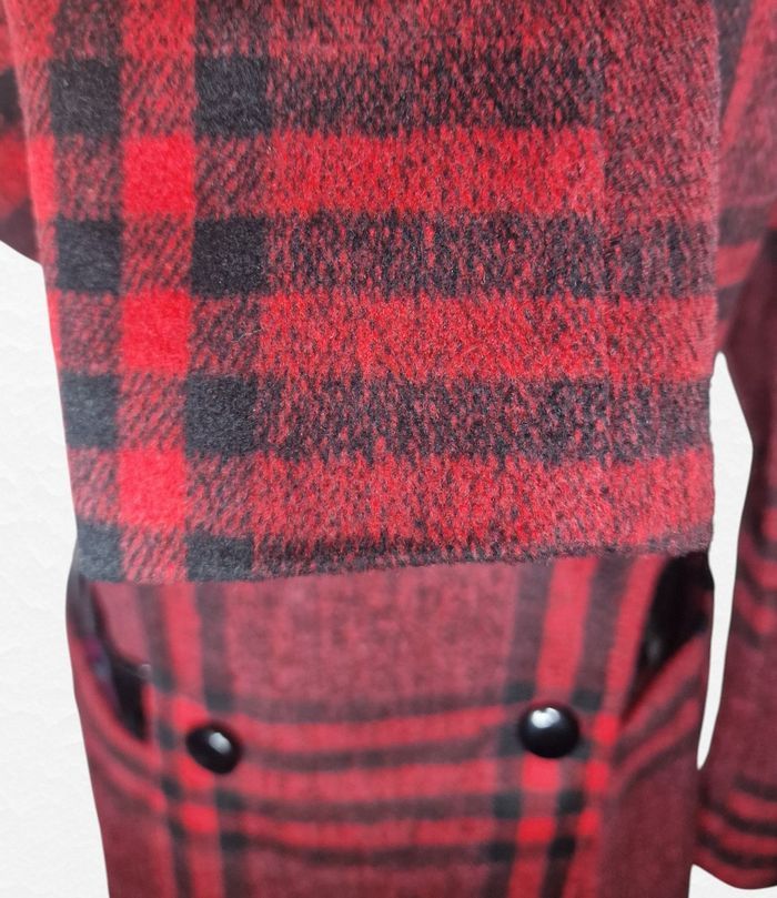 Manteau femme à carreaux rouge et noir Miss Selfridge Taille 36 - photo numéro 8