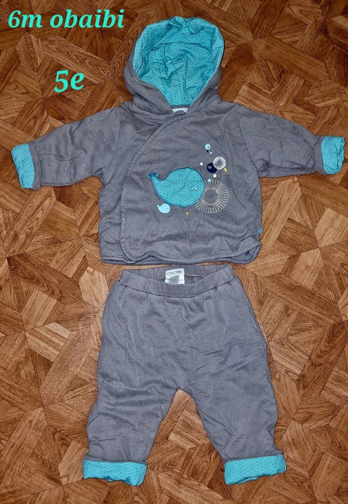 Ensemble epais 6mois obaibi